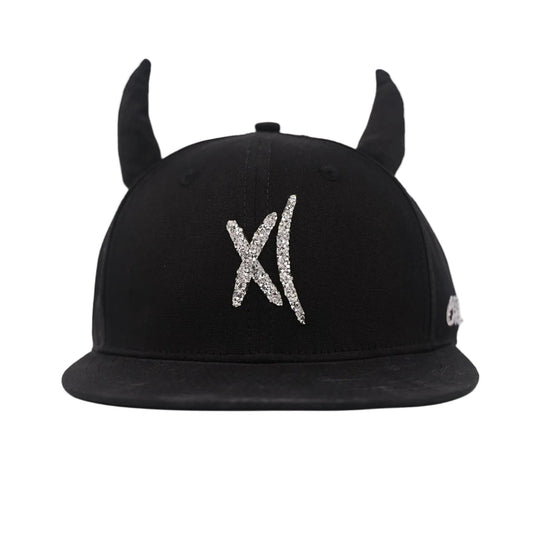 BLACK HORNY HAT - PREORDER