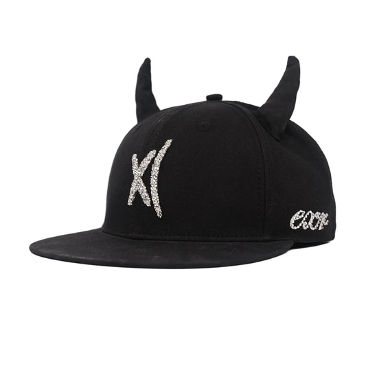 BLACK HORNY HAT - PREORDER